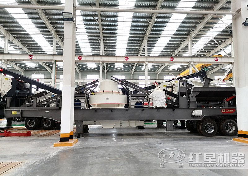 車載移動制砂機(jī)，需要搭配半掛車頭